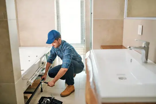 bathroom renovation Taos Pueblo